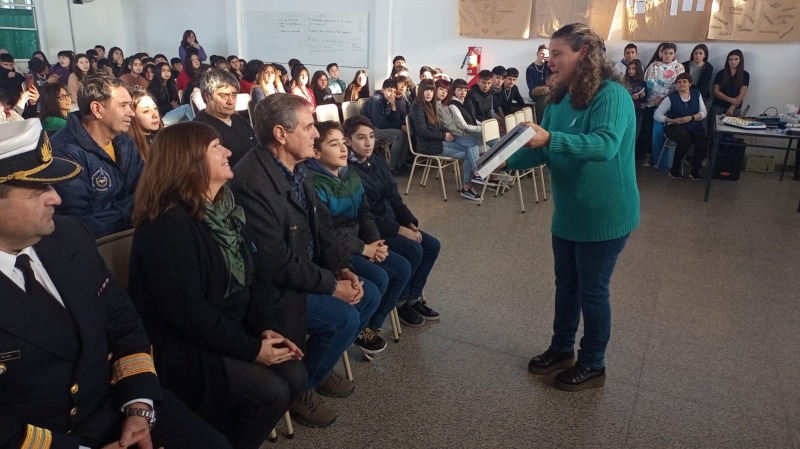 La escuela Wagner fue apadrinada por la Escuela de Submarinos
